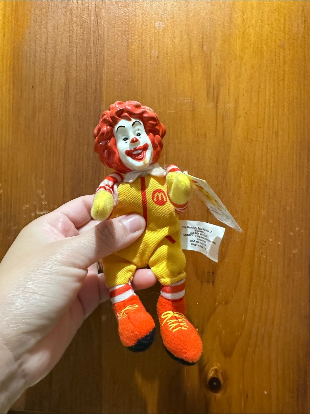 2002 McDonald's World Children's Day Ronald McDonald plush